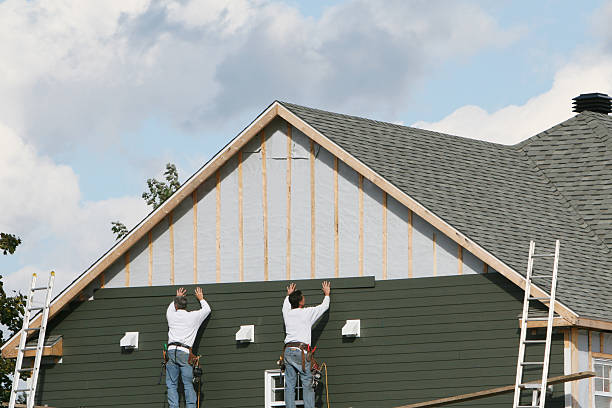 Professional Emergency Siding Repair technician working in Coppell, TX